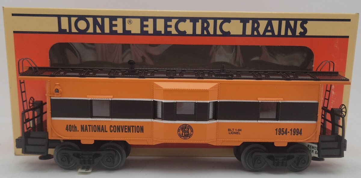 Lionel 6-52036 O Gauge TCA 40th National Convention Bay Window Caboose 1954-1994 LN/Box