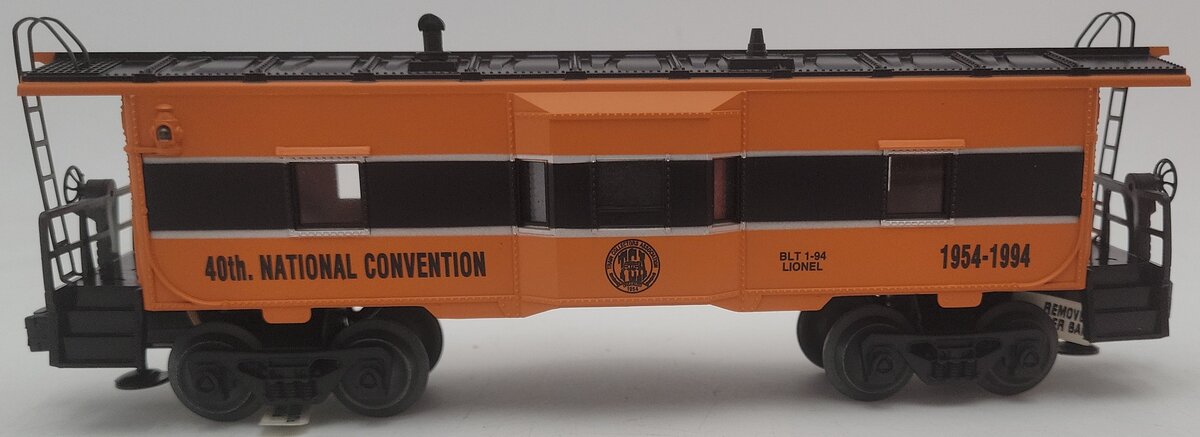 Lionel 6-52036 O Gauge TCA 40th National Convention Bay Window Caboose 1954-1994 LN/Box