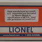 Lionel 6-52418 O Gauge NETCA 2006 Indian Motorcycle Boxcar LN/Box