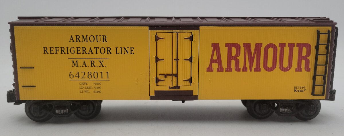 K-Line K642-8011 O Gauge Armour Classic Wood-Sided Refrigerator Car #6428011 EX/Box
