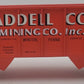Weaver U1151L O Gauge Waddell Coal 2-Bay Ribbed Coal Car #104 (3 Rail) EX/Box