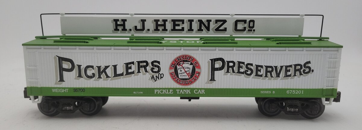 K-Line K675201 O Gauge Heinz Co. Vat Car EX/Box