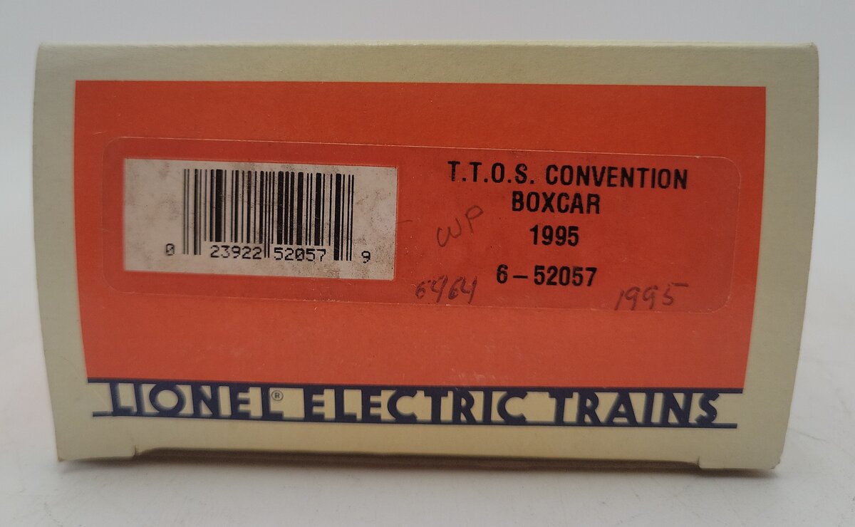 Lionel 6-52057 O Gauge TTOS-1995 Western Pacific Convention 6464 Boxcar EX/Box