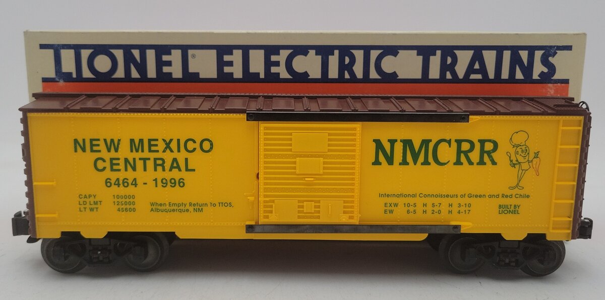 Lionel 6-52087 O Gauge 1996 TTOS New Mexico Central Boxcar EX/Box