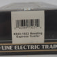 K-Line K645-1932 O Gauge Reading Express Reefer Car EX/Box