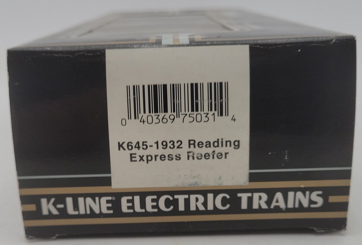 K-Line K645-1932 O Gauge Reading Express Reefer Car EX/Box