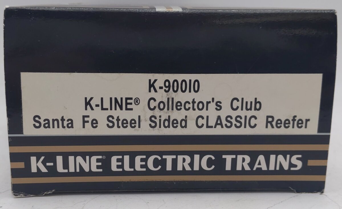 K-Line K-90010 O Gauge Santa Fe KCC 1996 Steel-Sided Reefer Car EX/Box