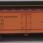 Weaver 75653(#2) O Gauge Pacific Fruit Express Woodside Refrigerator (3-Rail) LN/Box