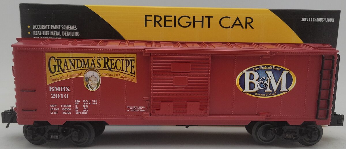 K-Line 6-22677 O Gauge 2010 Netca Division B&M Boxcar EX/Box