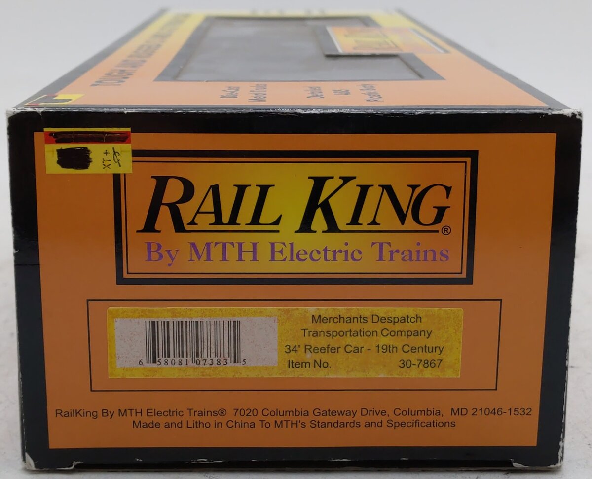 MTH 30-7867 Merchants Despatch Transportation Company 19th C. Reefer Car #2777 EX/Box