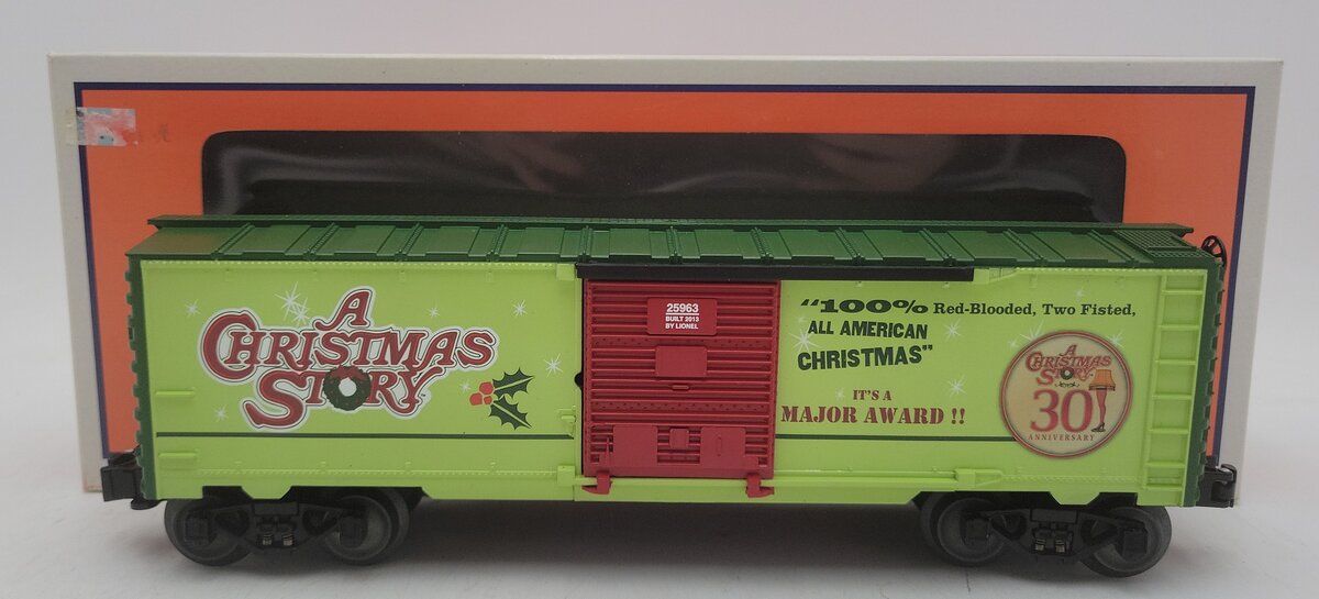 Lionel 6-25963 O Christmas Story 30th Anniversary Boxcar LN/Box