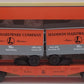 Lionel 6-52187 O Gauge Madison Hardware Flatcar w/ Piggyback Vans EX/Box