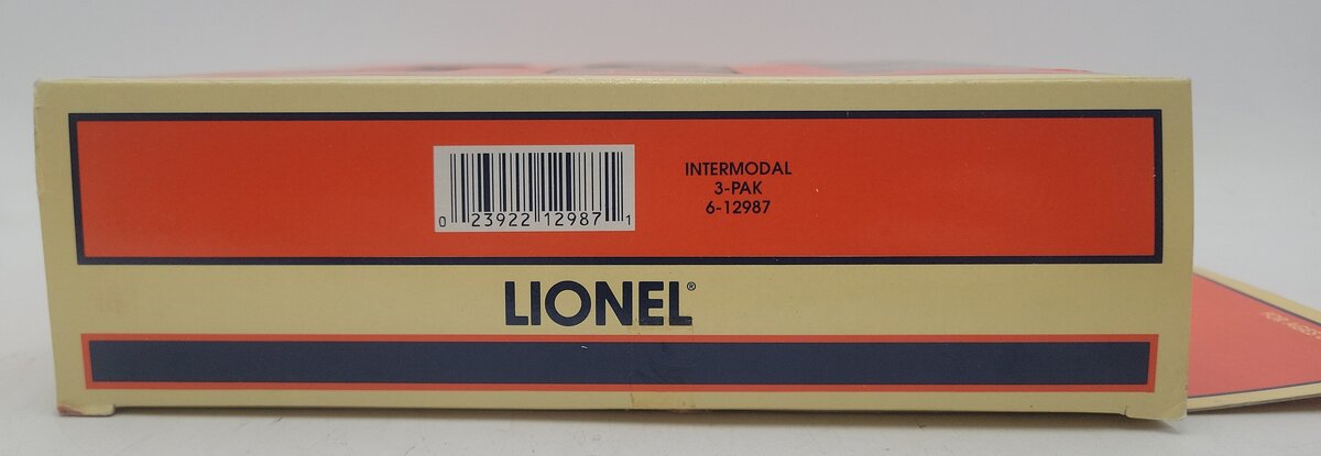 Lionel 6-12987 O Intermodal Containers (Pack of 3) LN/Box