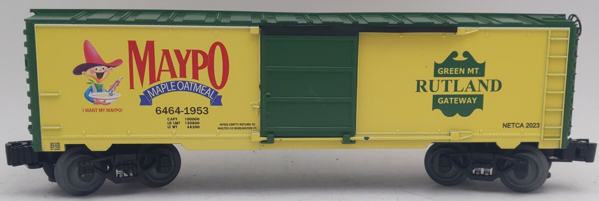Lionel 2301170 O Gauge Maypo 6464-1953 Netca 2023 Boxcar LN/Box