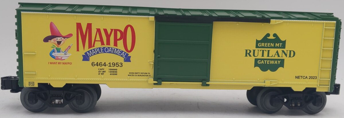 Lionel 2301170 O Gauge Maypo 6464-1953 Netca 2023 Boxcar LN/Box
