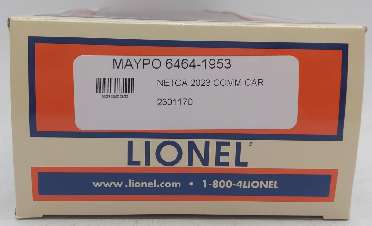 Lionel 2301170 O Gauge Maypo 6464-1953 Netca 2023 Boxcar LN/Box