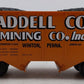 MTH 20-97200 O Waddell Coal MTHRRC 2007 Fish Belly Hopper Car w/Load #107 EX/Box