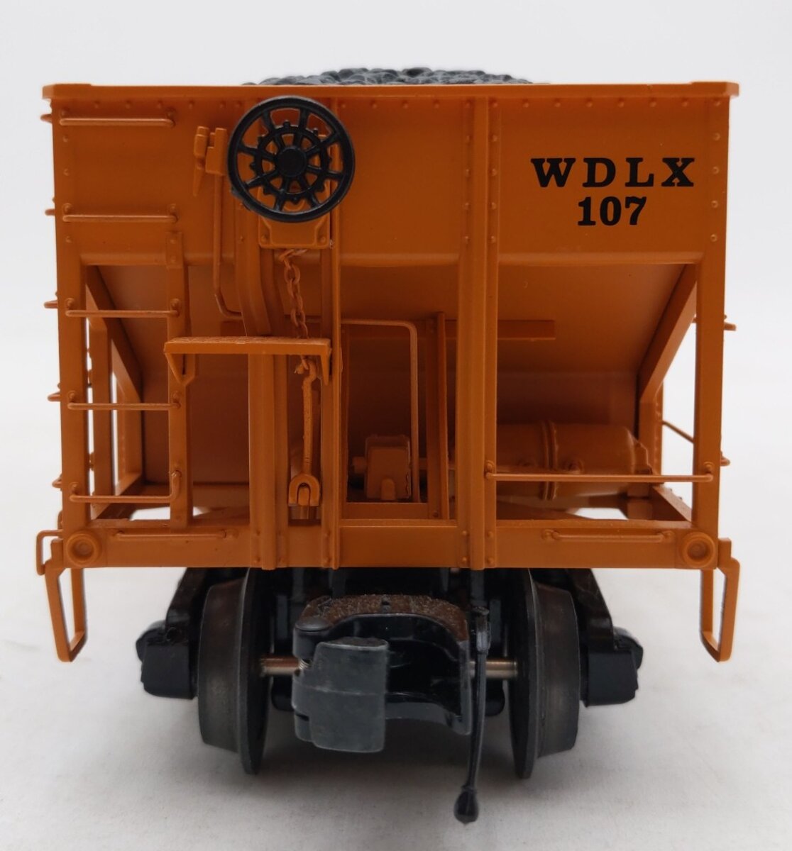 MTH 20-97200 O Waddell Coal MTHRRC 2007 Fish Belly Hopper Car w/Load #107 EX/Box