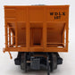 MTH 20-97200 O Waddell Coal MTHRRC 2007 Fish Belly Hopper Car w/Load #107 EX/Box
