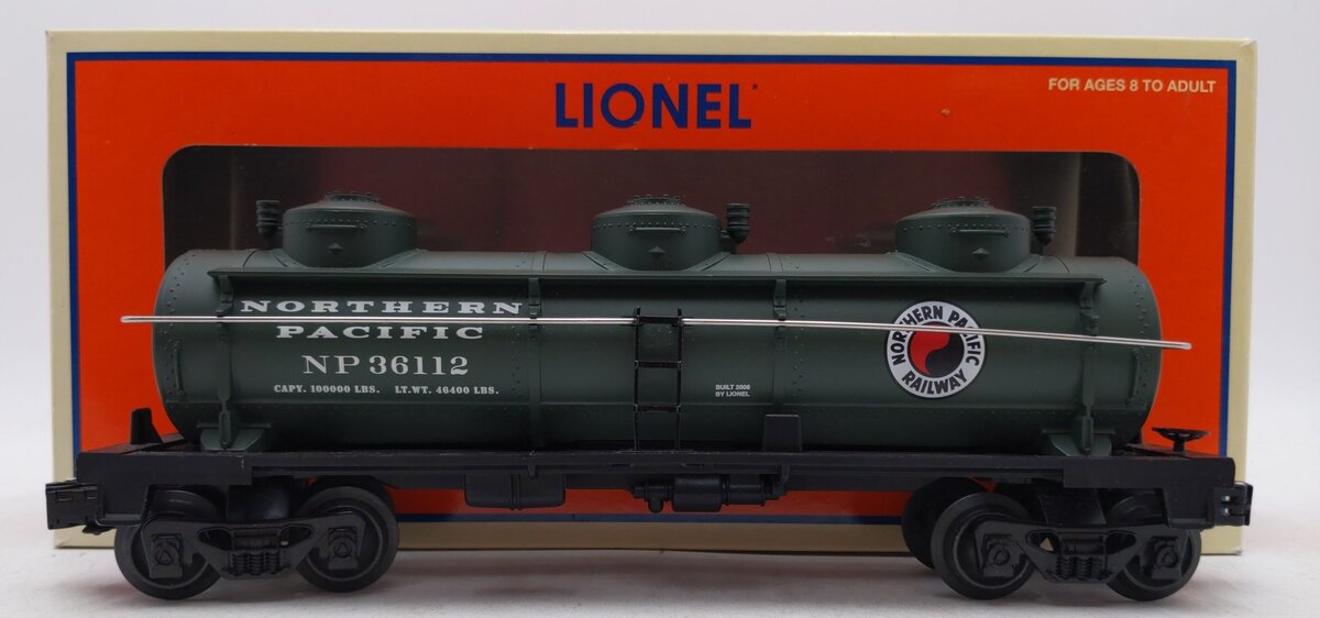 Lionel 6-36112 O Gauge Northern Pacific 3 Dome Tank Car #36112 LN/Box