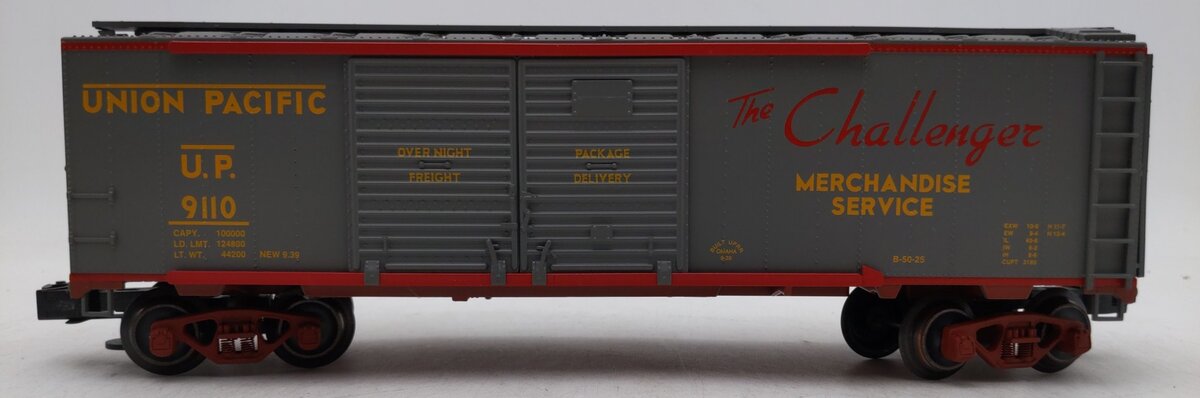 Weaver 9110 O Gauge Union Pacific Double Door Steelside Boxcar #9110 - [3-Rail] EX/Box