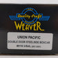 Weaver 9110 O Gauge Union Pacific Double Door Steelside Boxcar #9110 - [3-Rail] EX/Box