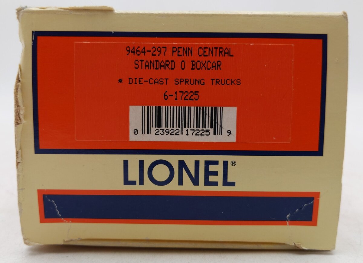 Lionel 6-17225 O Gauge Penn Central Scale-Size Boxcar #9464-297 LN/Box
