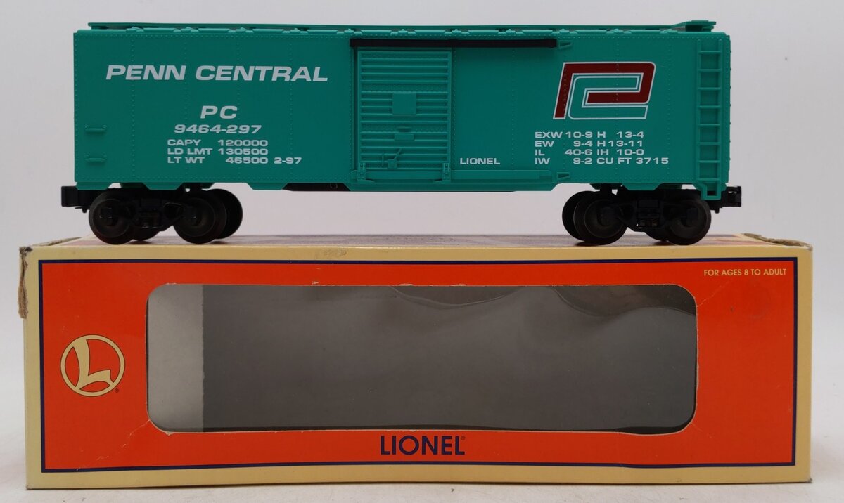 Lionel 6-17225 O Gauge Penn Central Scale-Size Boxcar #9464-297 LN/Box