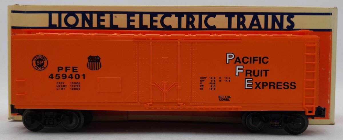 Lionel 6-17306 O Gauge Pacific Fruit Express Reefer Car #459401 EX/Box