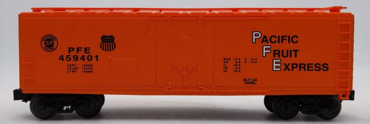 Lionel 6-17306 O Gauge Pacific Fruit Express Reefer Car #459401 EX/Box