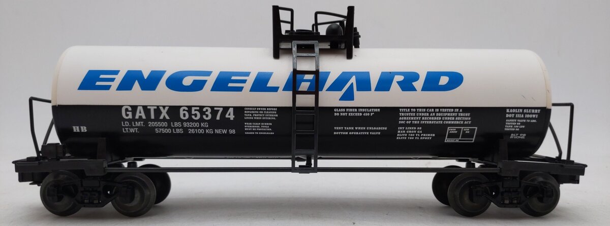Lionel 6-17914 O Gauge Engelhard Unibody Tank Car #65374 EX/Box