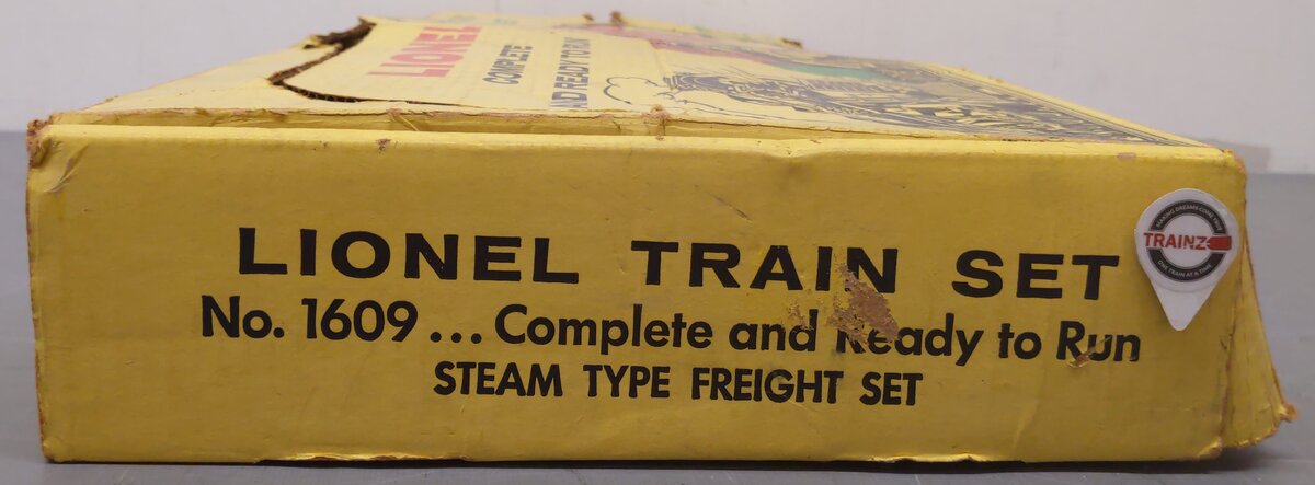 Lionel 1609 Vintage O 246 Steam Freight Set w/1130T, 6162-25, 6057 & 1016/Box