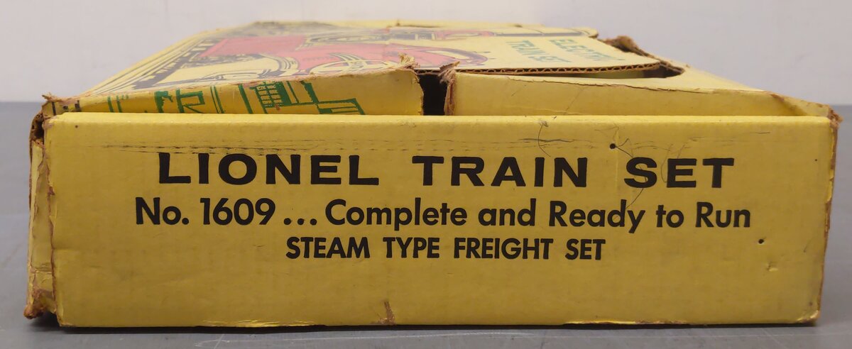 Lionel 1609 Vintage O 246 Steam Freight Set w/1130T, 6162-25, 6057 & 1016/Box