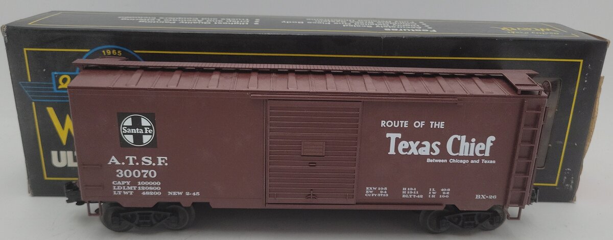 Weaver 30070 O Atchison, Topeka & Santa Fe Texas Chief Boxcar EX/Box