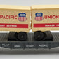 Lionel 6-9383 O Gauge Union Pacific FAR Piggyback Flatcar w/ Trailers EX/Box
