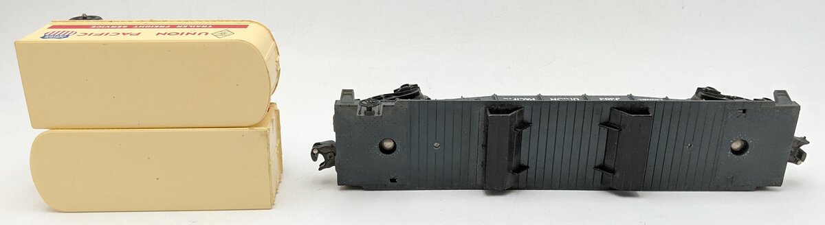 Lionel 6-9383 O Gauge Union Pacific FAR Piggyback Flatcar w/ Trailers EX/Box