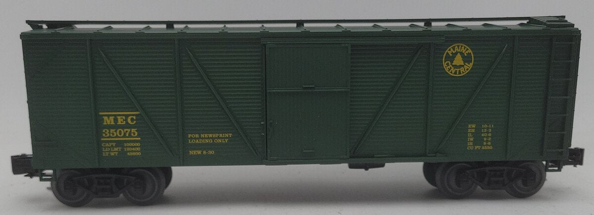 Crown OB-102 O Gauge Maine Central Outside Braced Boxcar #35075 EX/Box