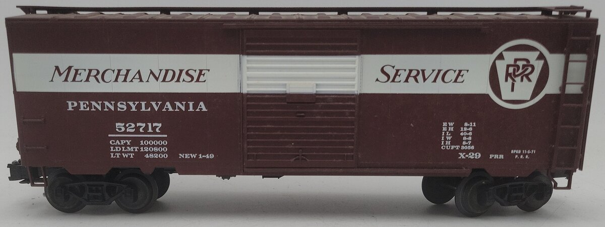 Weaver 3089 Pennsylvania PS1 Boxcar 3-Rail #52717 EX/Box