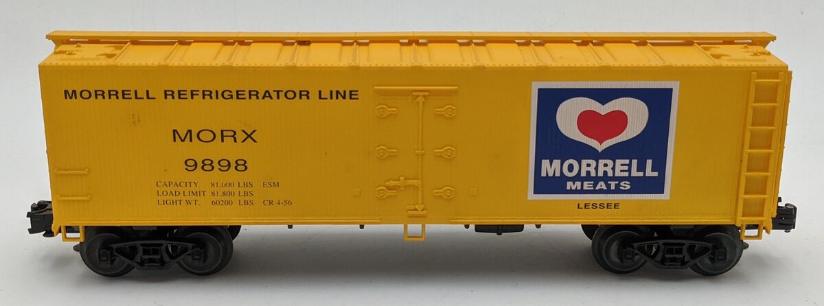 Crown 2000 O Scale Morrel Meats Reefer #9898 VG/Box