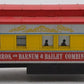 K-Line K83-0096-3 O Ringling Circus 18" Heavyweight Observation Car #96 EX/Box