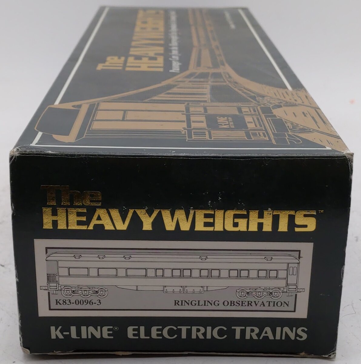 K-Line K83-0096-3 O Ringling Circus 18" Heavyweight Observation Car #96 EX/Box