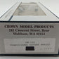 Crown OB103 O Gauge Pennsylvania Outside Braced Hi-Rail Boxcar #109759 LN/Box