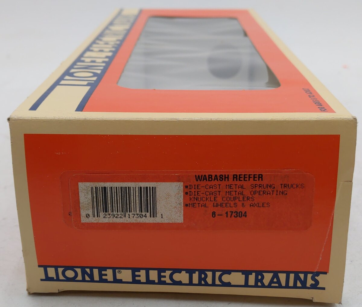 Lionel 6-17304 O Gauge Wabash Reefer Car #26269 VG/Box