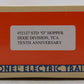 Lionel 52127 O Gauge TCA Tenth Anniversary Dixie Division Hopper #360997 VG/Box