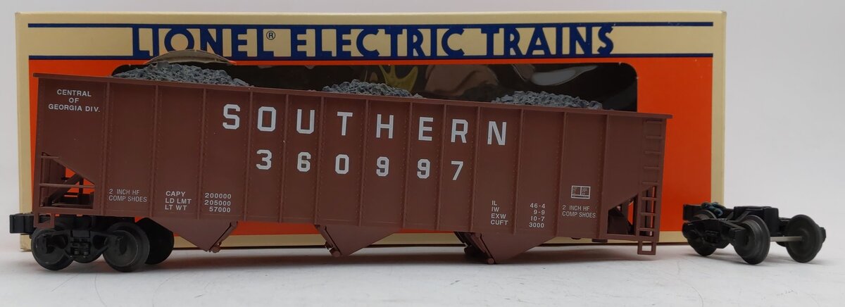 Lionel 52127 O Gauge TCA Tenth Anniversary Dixie Division Hopper #360997 VG/Box