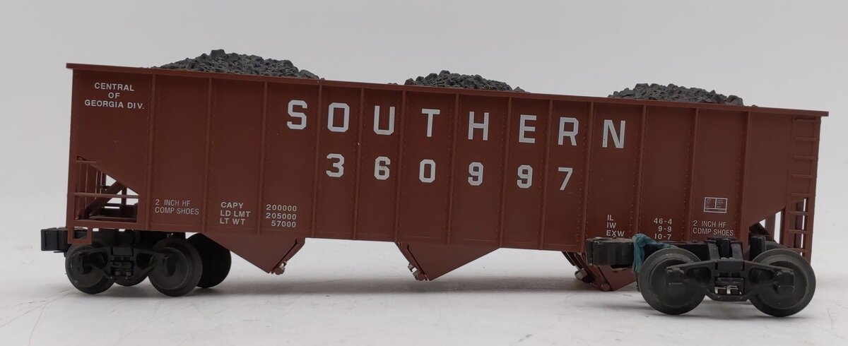 Lionel 52127 O Gauge TCA Tenth Anniversary Dixie Division Hopper #360997 VG/Box