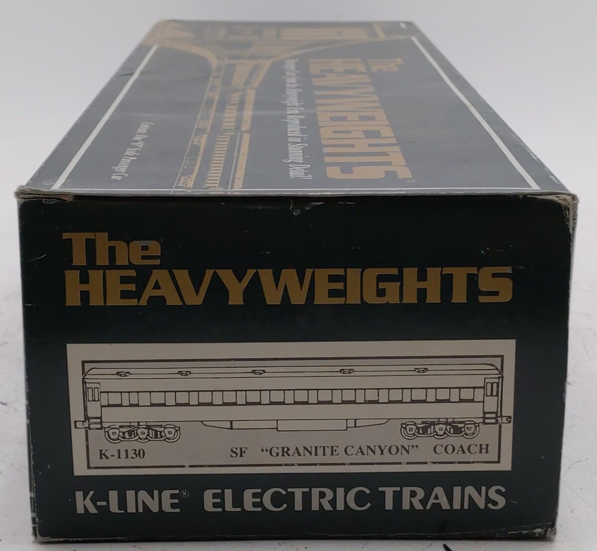 K-Line K1130 O Santa Fe "Granite Canyon" 18" Heavyweight Coach Car/Box