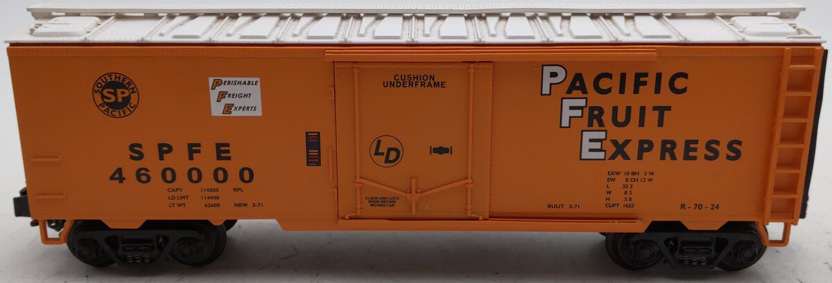 MTH 20-94007 O Southern Pacific Reefer Car #460000 VG/Box