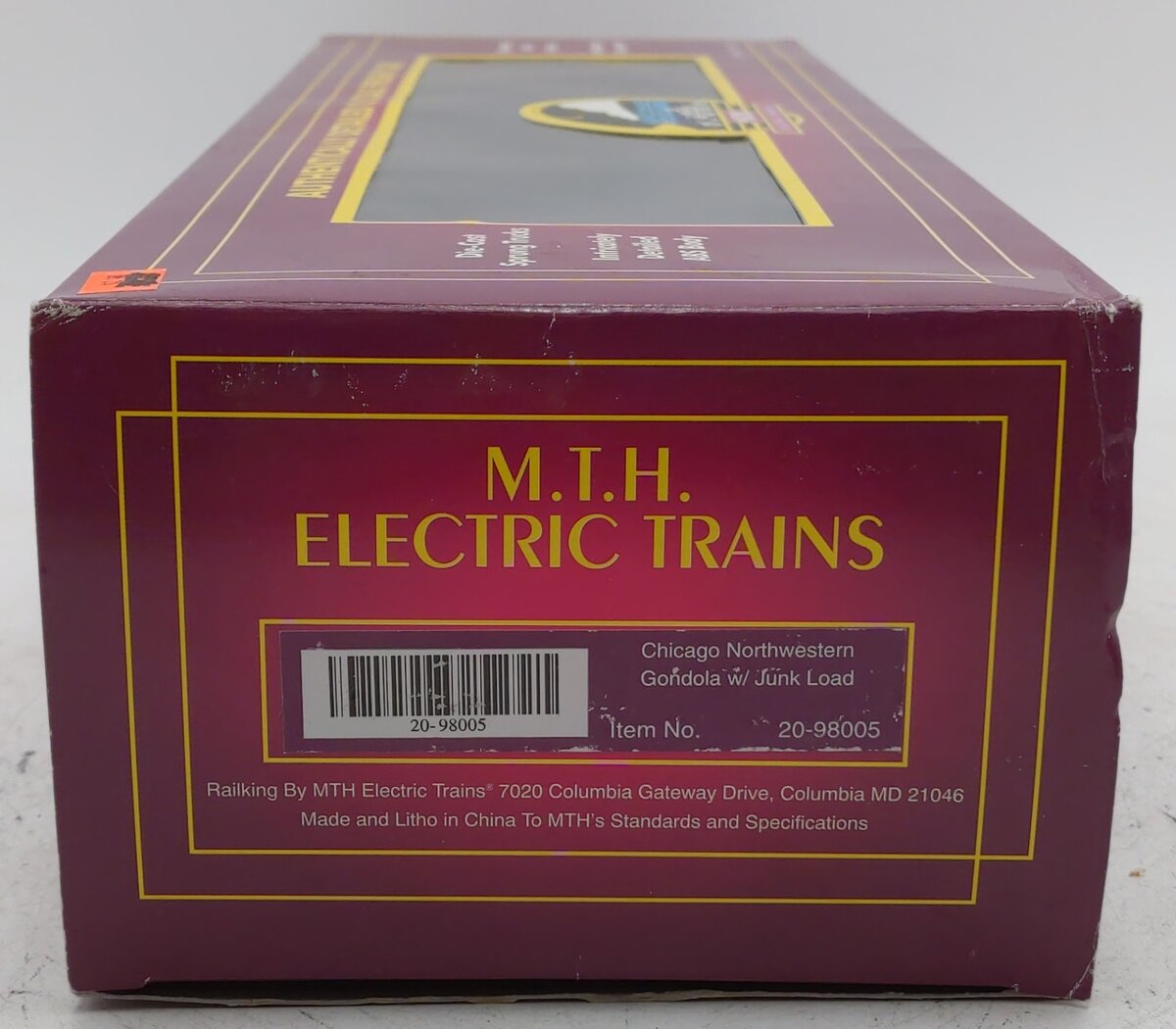 MTH 20-98005 O Gauge Chicago Northwestern Gondola #340511 with Junk Load EX/Box