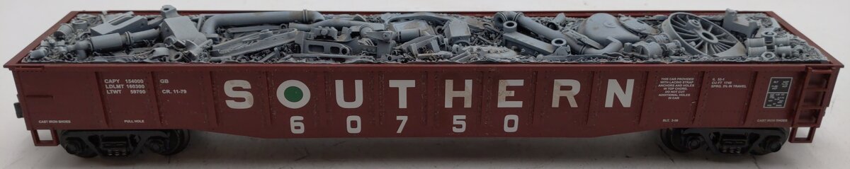 MTH 20-98004 O Gauge Southern Gondola with Junk Load #60750 VG/Box